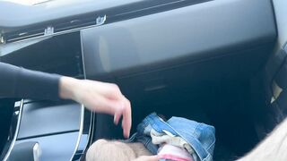 I let husband's friend creampie me during sneaky car hook-up / Public cheating