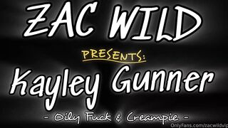 New Kayley Gunner NEW Oily Fuck And Creampie