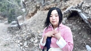 New Elle Lee Sucks And Gets Fucked Outdoor