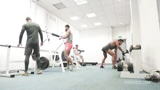 New Vittoria Devine - Horny Fitness Wet, Vittoria Divine, 4on1, ATM, Balls Deep,