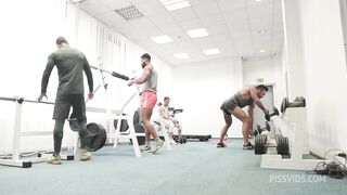 NEW Vittoria Divine - Horny Fitness Wet, Vittoria Divine, 4on1, ATM, Balls Deep, DAP, Extreme Deepthroat, No Pussy, Rough Sex, Big Gapes, Monster ButtRose, Pee Drink, Pee Shower, Cum in Mouth, Swallow