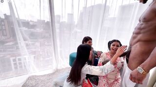 Desi Bhabis Experiencing Trio Collaborates On Monumental POV Encounter