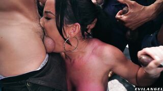 Connie Perignon A Beauty Dominating Wet Food 12 Orgy With Diverse Cast
