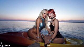 NEW Onlyfans Dolly Dyson And Porschi - Latex Girlfriends Squirt In Each Others Pussy