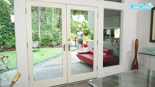 NEW Violet Myers - Big Natural Tits Latina With Huge Boobs Fucks Her Roommates BF