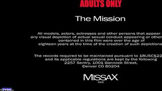 Justine Jakobs As The Mission On Bed For Her Younger Stepson at MissaX