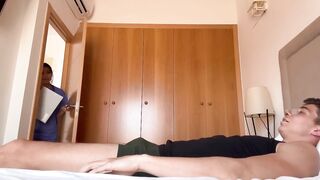 Yasmina Khan A Nurse Lets Her Patient Cum in Her Ass When Doctor Exits