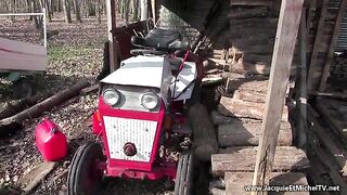 Isabelle The Hot Farmer Girl Invited A Friend For Amateur Outdoor Anal