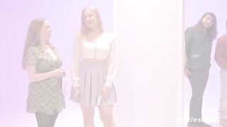 Maria At Her Sensual 5 Senses Dating Gameshow Sniffed Touched & Fucked