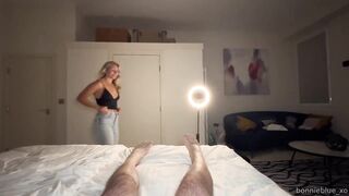 Bonnie Blue At Her Nude BG Sex Tape Giving Hardcore Blowjob Is Leaked