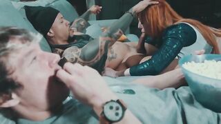 Lauren Phillips The Redhead Wife Gambled To Fuck With Cuckold's Friend