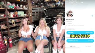 Lena The Plug, Riley, Salomelons & Mia 4 Beauties Posing Boobs & Holes