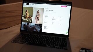 Hope Heaven In Her Escort Sex Tape Gives Hardcore Blowjob For OnlyFans