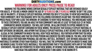 Lola Valentine A Brunette Filling Hole With Creampie On DirtyAuditions