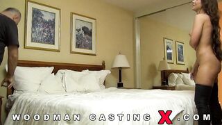 Julie Skyhigh From Belgian Wearing Glasses Enjoys WoodmanCastingX Anal