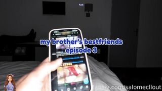 Salome Cllout Seduces Bestfriend Of Her Brother In A BBC Threesome Sex