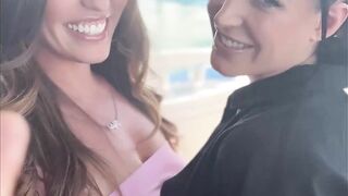 Angela White And Kelsi Monroe Having Steamy Miami 3some With Mr. Lucky