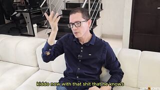 Stepmate Blackmails Into Letting Him Give His Trans Girlfriend A Rough