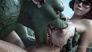 Daphne Lesbian Meets With Big Monster Dick & Enjoyed Rides In A Forest