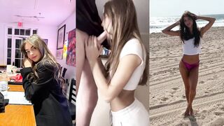 Bruna The 18YO Italian Model Riding Hardcore Anal With A Messy Cumshot