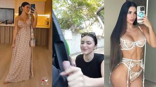 The Exclusively Hot Polish Model Pleasures Herself Riding Inside A Car