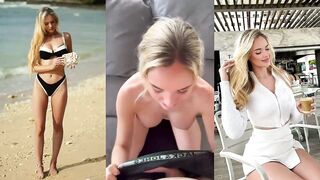 A Slovakian Instagram Model Filming Her 1st Hardcore OnlyFans Sex Tape