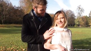 Melanie A Rouen French Busty Enjoys Anal Adventure With Messy Creampie