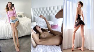 Anna Slim A European Real Amateur Performs Hardcore Sextape With Gusto