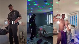 Officer Roleplay Transitions Into Blackmagicmodel GroupSex Celebration
