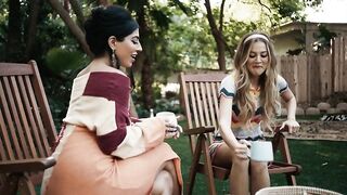 Blake Blossom A Blonde Busty Engaging In This Explicit Verbal Exchange