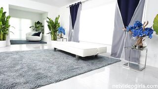 Alexa A Seductive Starlet Showcasing Her Plump Assets In Casting Couch