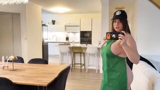Luna Doll The Busty Barista Spreads Her Juicy Ass For A Lucky Customer