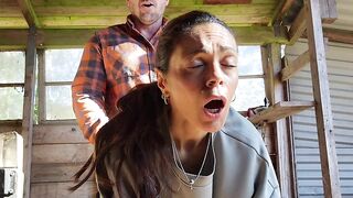 Exclusive Hot French MILF Takes Rough Backdoor Pleasure Under Open Sky