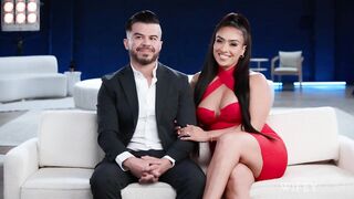 Sandra The Busty Wife Pleases Her Husband With Front Row At WIFEY Show