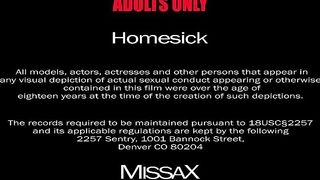 Homesick Lonely Girl Seeks Comfort Through Intimate Creampie Exclusive
