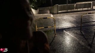 A Blonde Slut Picked Up At The Fair And Fucked Exclusively In The Rain