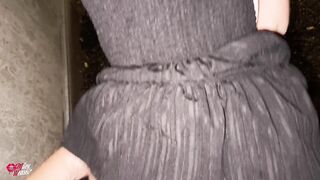 A Blonde Slut Picked Up At The Fair And Fucked Exclusively In The Rain