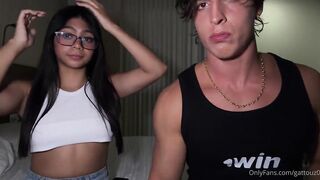 Real Amateur Girl Stars In A Rough Sex Tape With Gattouz0 For Creampie