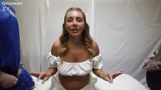 NEW Bonnie Blue Gets Pissed On While Pregnant