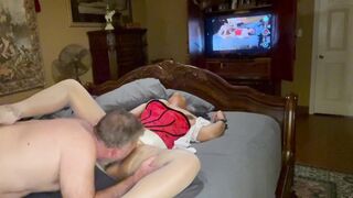 Old Married Man Fuck Hot Granny Latina In Red Corset