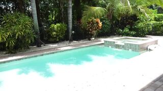 New My Step Brother Got Hard In The Pool So I Sucked His Cock