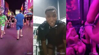 New blackmagic model at night club with sexy sexy women, in southeast Asia ,Do you expect he fucks a ladyboy tonight?