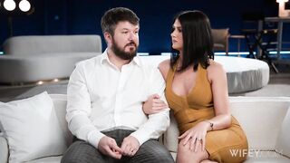 Wifey Sienna Rae Sienna And Logan Hubby Watches Wife Get Double Penetrated