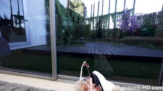 NEW Coco Rain - 1st Interracial Casting VISIT MY CHANNEL - And FOR BACKUP VIDEOS