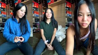 New MichelleFromChina18Yes - On live she shows solo then gets fucking by her old man
