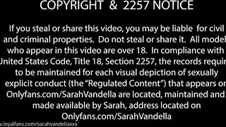 New Sarah Vandella Oiled Anal