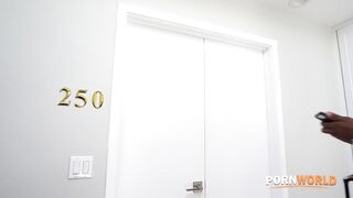 NEW PornWorld Emma Rosie - Petite Blonde Maid Gets Her Ass Stretched With BBC GP3332