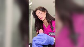 New Arikytsya Halloween Nurse Fucks Doctor POV Creampie