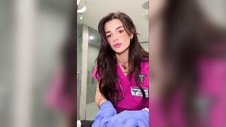 New Arikytsya Halloween Nurse Fucks Doctor POV Creampie